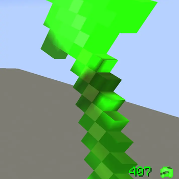 spear in hand