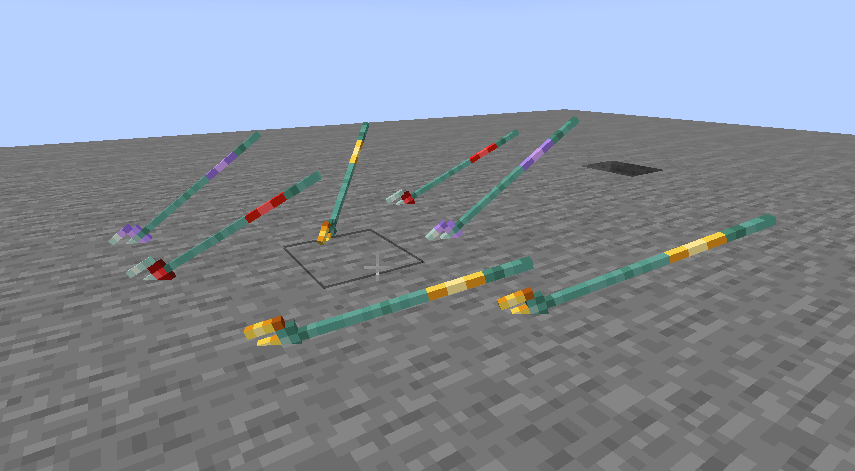 Trims on thrown tridents