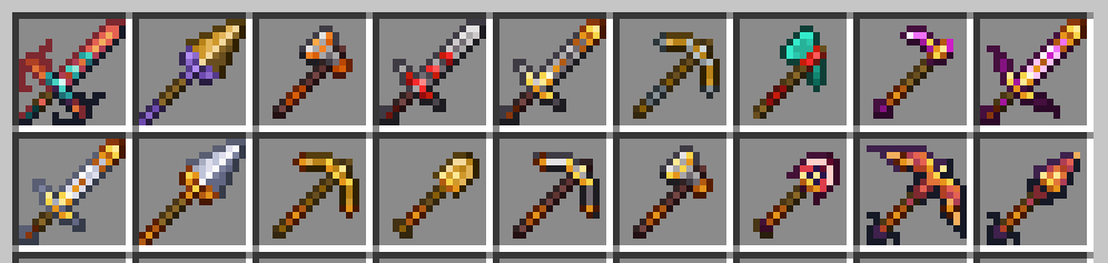 Trims on modded tools