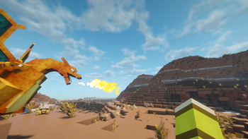 Ordering Charizard to attack