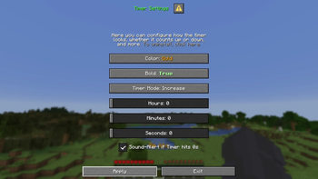 Timer Settings