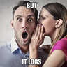 Whisper Logs for fabric