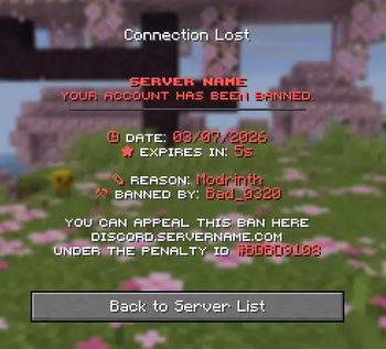 Ban Screen