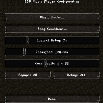 [BTW Addon] Music Player Screenshot 1