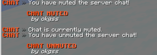 Chat Mute System