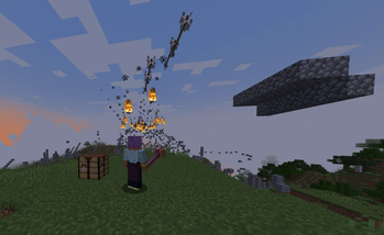 different attacks with a powerful weapon
