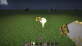 Light Block behaviour in vanilla