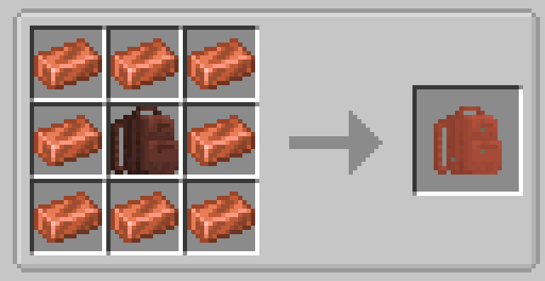 Copper backpack craft