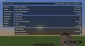 Premade Settings