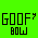 goofy bow