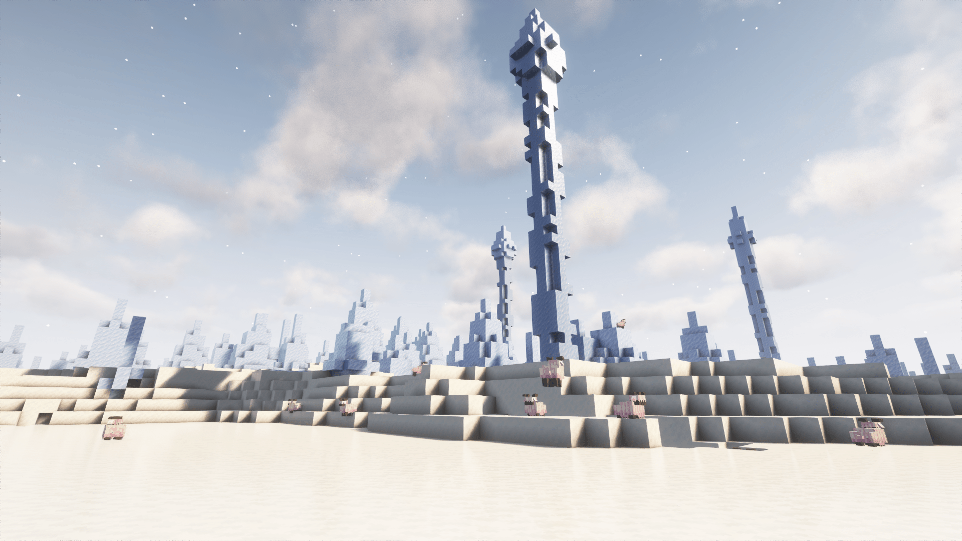The Ice Towers of Glacio
