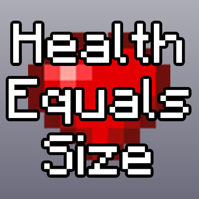 health-equals-size-minecraft-data-pack