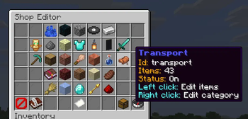 Shop Editor (Admin)