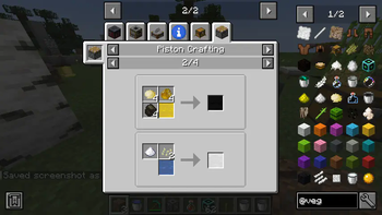 JEI Piston Crafting