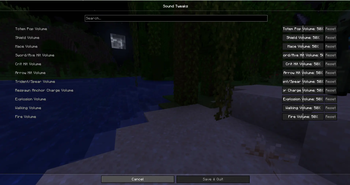 Sound Tweaks Menu