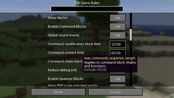 Editing Game Rules