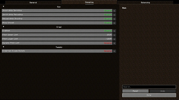Gameplay Config