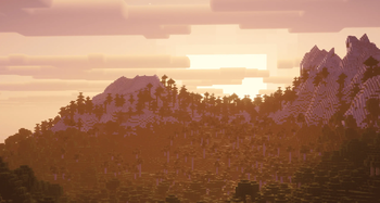 Mountains with 32 chunks