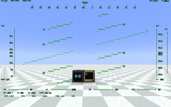 Sample helicopter interface with shadow