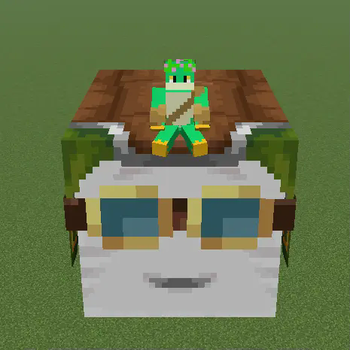 Riding a happy ghast