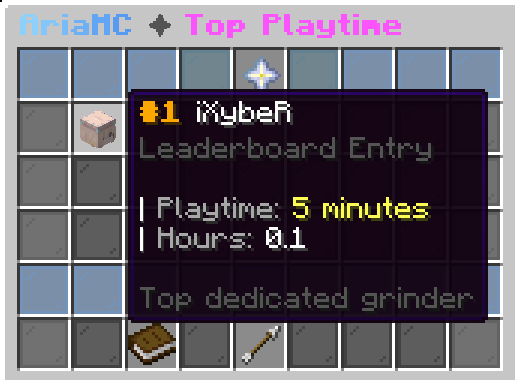 Playtime Leaderboard
