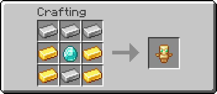 The crafting recipe