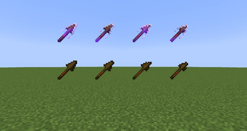 wooden spears