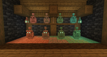 (mint eye golem)all stages of oxidisation 