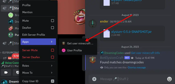 Discord apps nickname integration