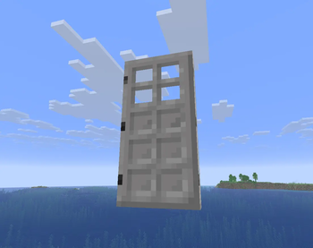 fixed iron door