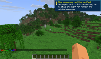 Rainbow join message