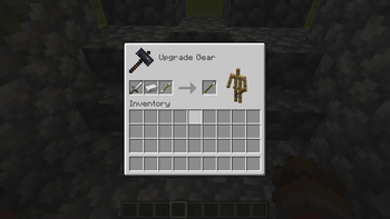 Crafting a spear