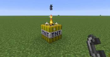 A Sulfur TNT when lit