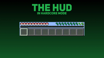 The HUD in Hardcore mode