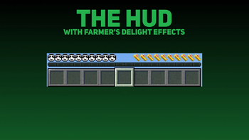 The HUD with Farmer's Delight