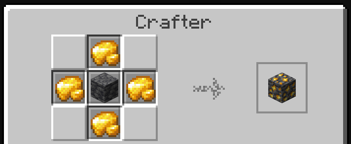 Deepslate Gold Ore Crafter