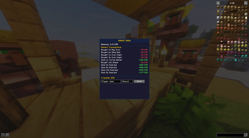 Bank GUI - Lists all Personal Transactions
