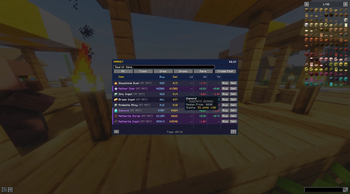 Market GUI - Rare items Highlighted Purple