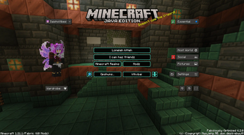 Main Menu (With High Contrast)