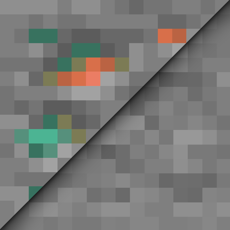 Less-visible ores