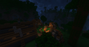 Nighttime Village