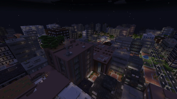 Tweaked City Generation at Night