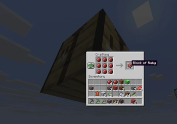 Ruby Block Crafting Recipe!