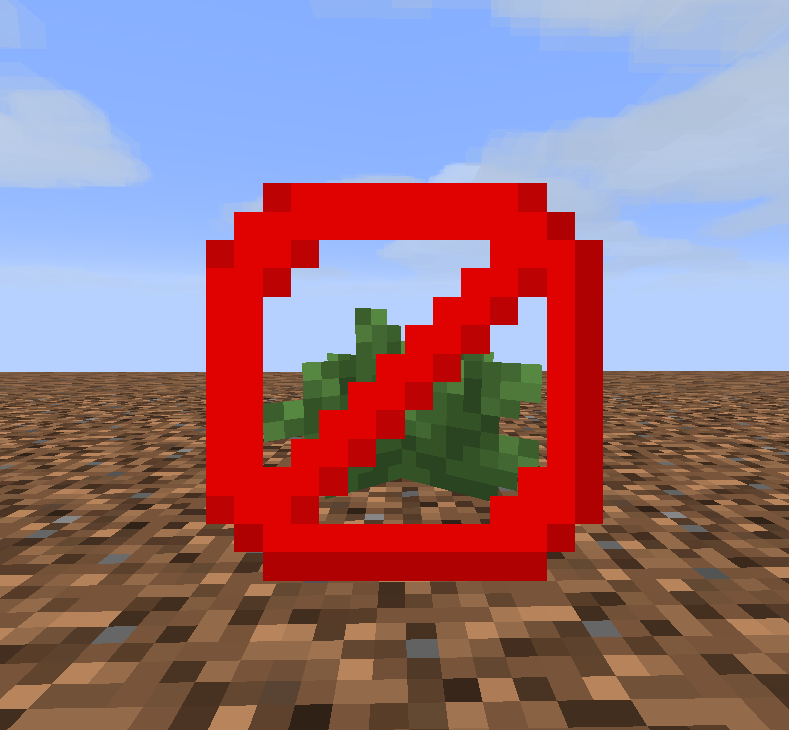 No Bushes :(