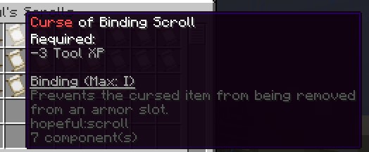 Curse of Binding Scroll