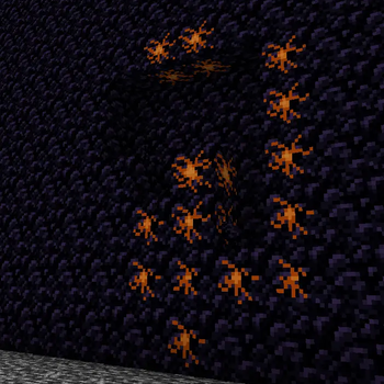 Obsidian wall after several TNT