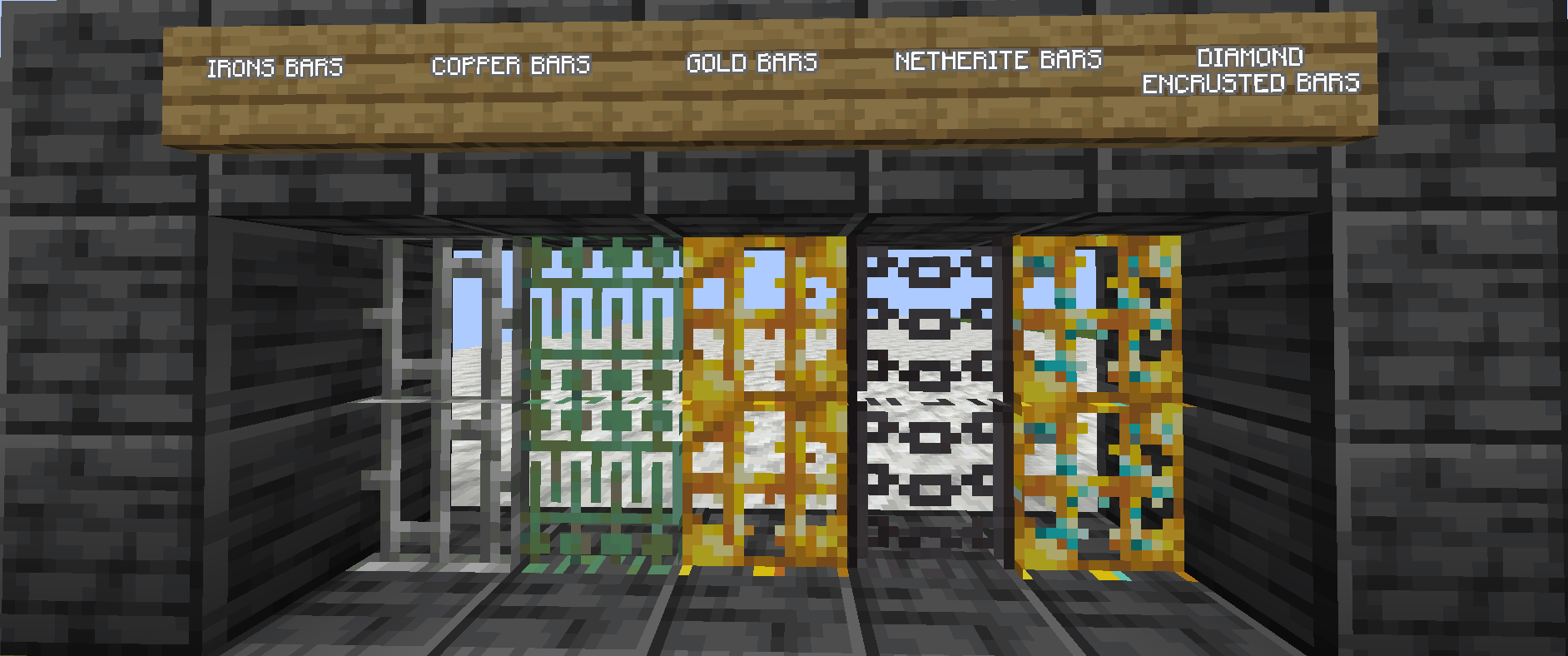 More Metal Bars Minecraft Mod