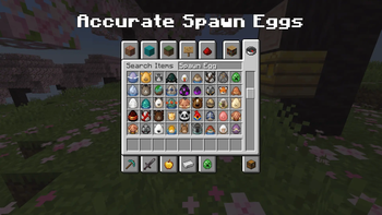 Accurate Spawn Eggs