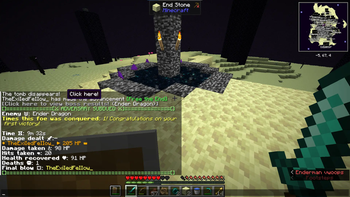 Example of a boss results message (current)