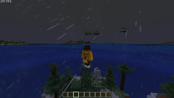 Very distant horizons (storm version)